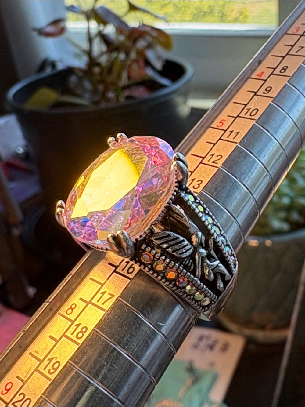 Kirks Folly Purple Aurora Crystal Statement Ring